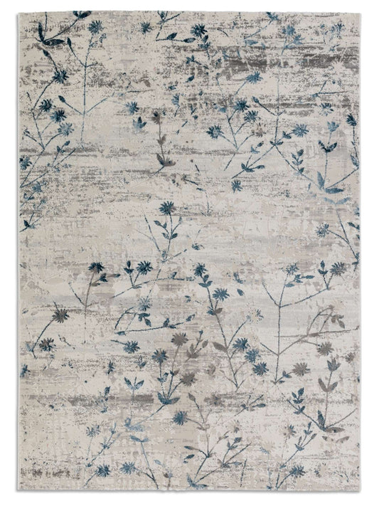 Astra Antea 6626 Webteppich Blumen Blau