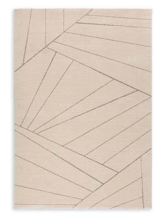 Astra Maglie Teppich Streifen Creme