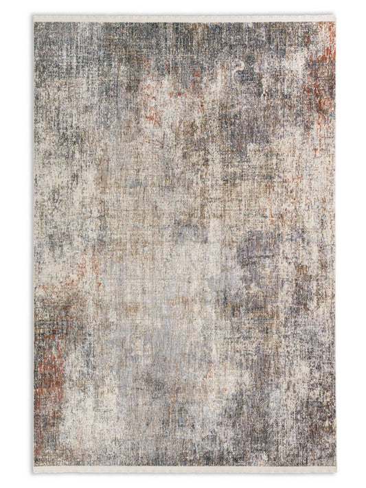 Astra Sarezzo 6635 Webteppich Allover Silber/Beige