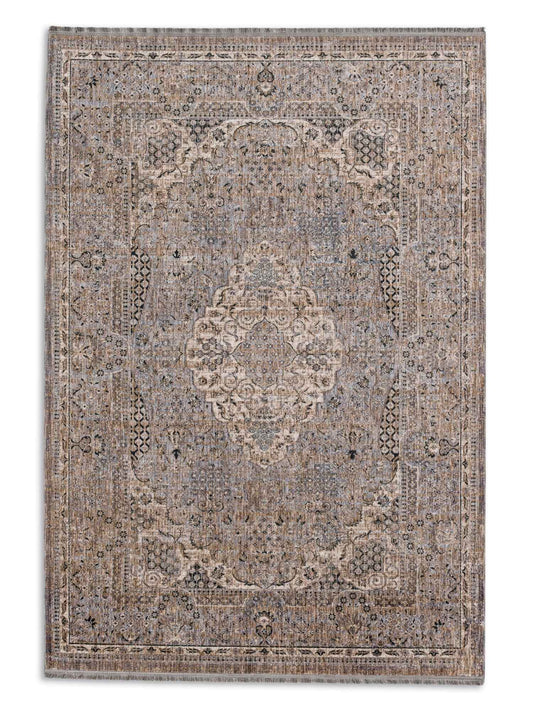 Astra Sarezzo 6635 Webteppich Bordüre Beige