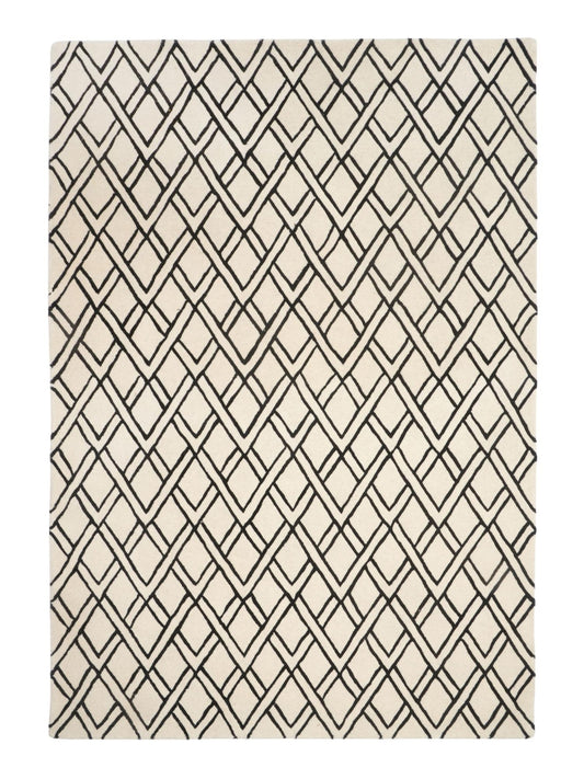 Carpet Decor Brooklyn Teppich Schwarz/Creme