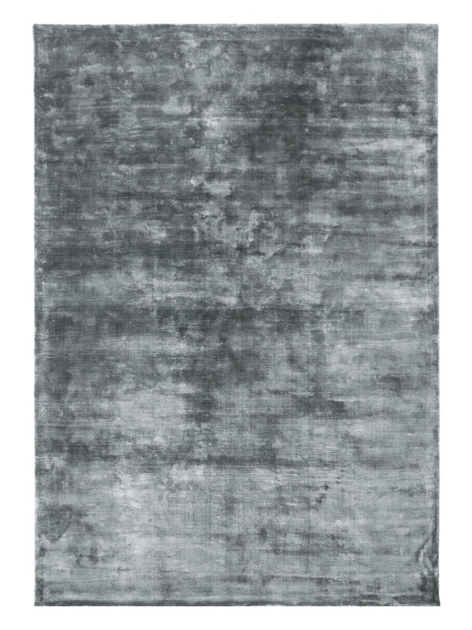 Carpet Decor Plain Teppich Stahlgrau