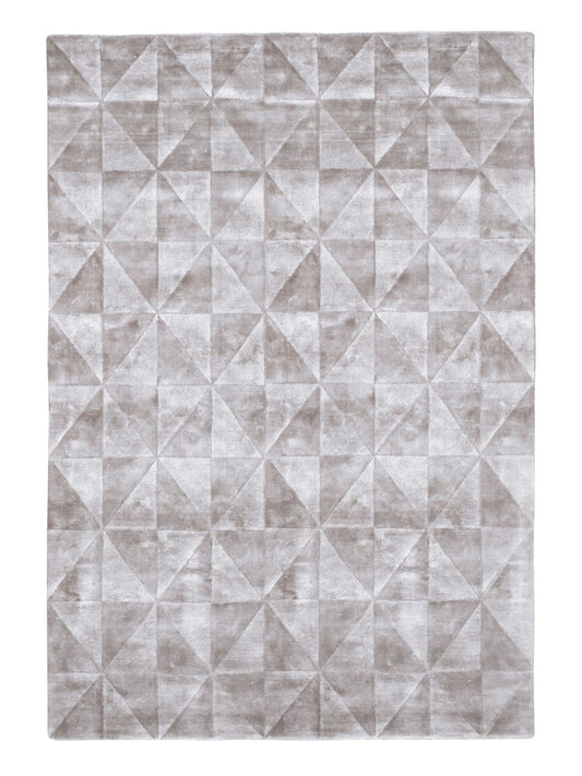 Carpet Decor Triango Teppich Silber