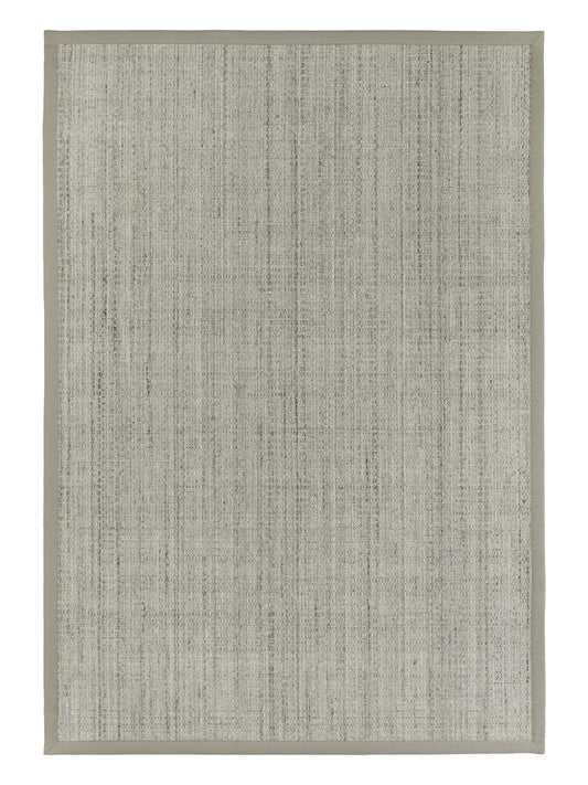 Dekowe Exquisit S2 Bordüren Wollteppich natur