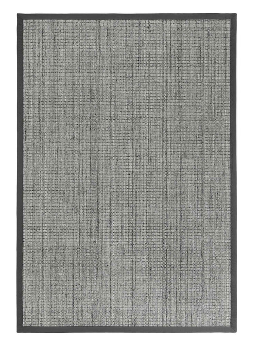 Dekowe Exquisit S2 Bordüren Wollteppich schiefer