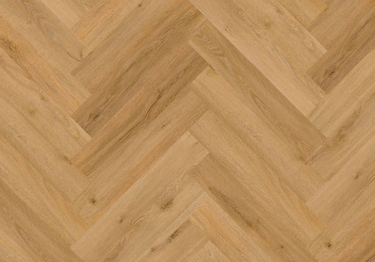 Repac Klick-Vinyl Fresh Oak Authentic Herringbone 50-05 MF100074 - PURE 1020 | inkl. Trittschalldämmung & weiße Sockelleiste