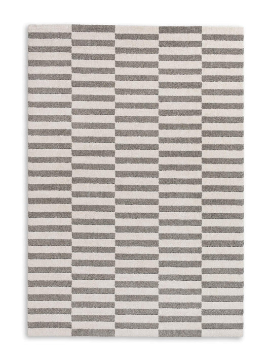 Schöner Wohnen Amaze 6105 Teppich Dunkelgrau Streifen