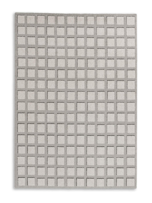 Schöner Wohnen Amaze 6105 Teppich Grau Kästchen