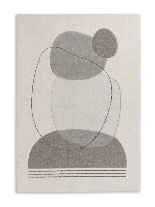 Schöner Wohnen Amaze 6105 Teppich Sand Kreise