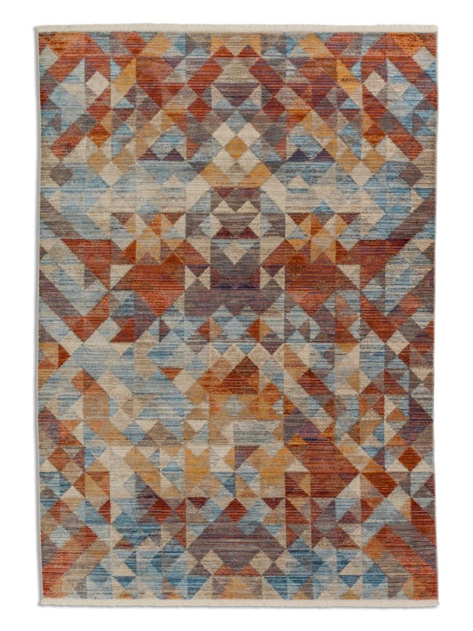 Schöner Wohnen Mystik 6305 Webteppich Dreiecke Bunt