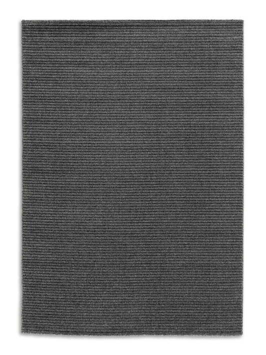 Schöner Wohnen Pure Design 6317 Webteppich Streifen Anthrazit