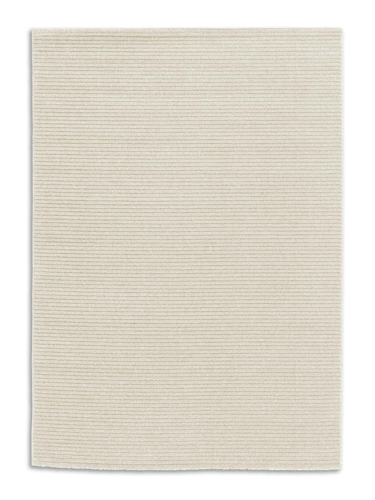 Schöner Wohnen Pure Design 6317 Webteppich Streifen Creme