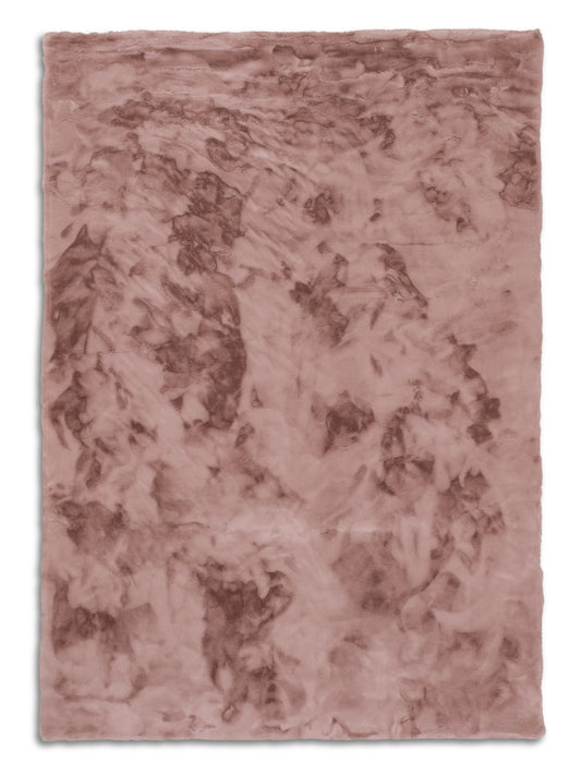 Schöner Wohnen Tender 6281 Kunstfellteppich Altrosa
