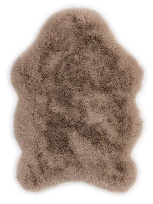 Schöner Wohnen Tender Deluxe shape 6286 Hochflorteppich Braun