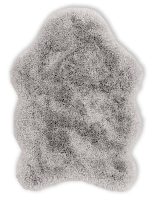 Schöner Wohnen Tender Deluxe shape 6286 Hochflorteppich Silber