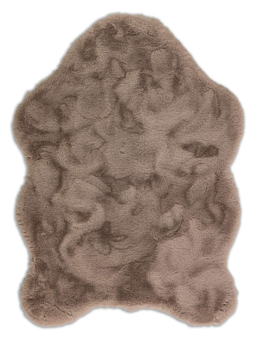 Schöner Wohnen Tender Shape 6281 Kunstfellteppich Cappuccino