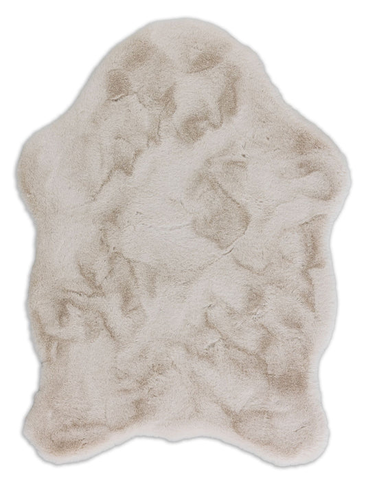 Schöner Wohnen Tender Shape 6281 Kunstfellteppich Creme