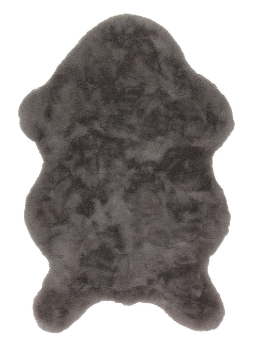 Schöner Wohnen Tender Shape 6281 Kunstfellteppich Grau