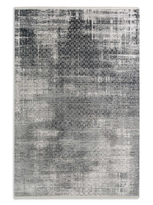 Schöner Wohnen Vision 6103 Webteppich Blümchen Anthrazit