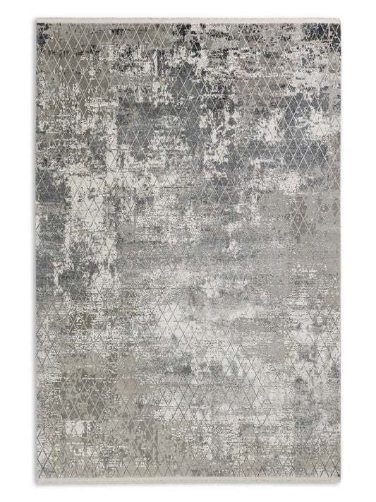 Schöner Wohnen Vision 6103 Webteppich Rauten Anthrazit