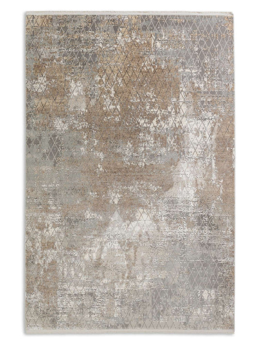 Schöner Wohnen Vision 6103 Webteppich Rauten Beige