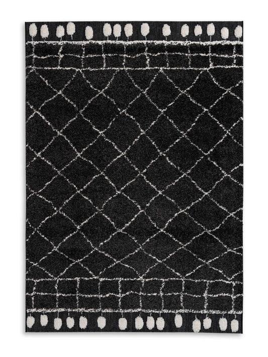 Schöner Wohnen Winsome 6318 41 Teppich Schwarz Raute