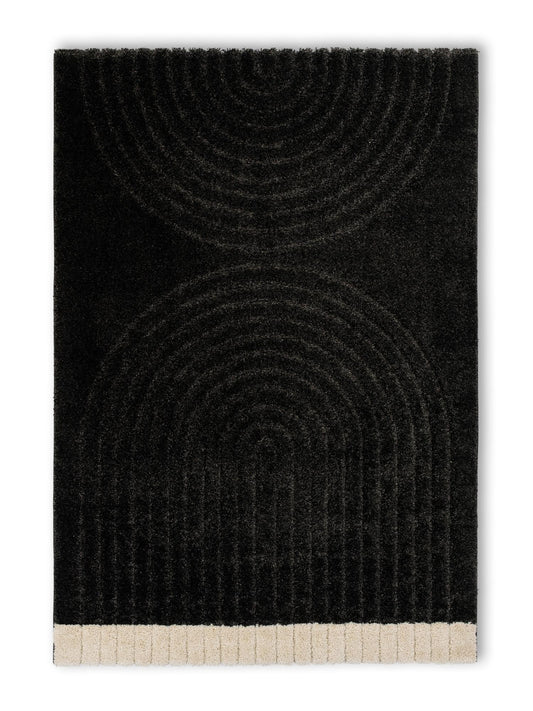 Schöner Wohnen Winsome 6318 Teppich Schwarz halbrund