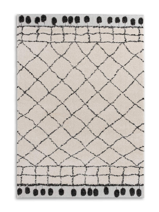 Schöner Wohnen Winsome 6318 Teppich Weiß Raute