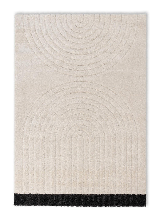 Schöner Wohnen Winsome 6318 Teppich Weiß halbrund