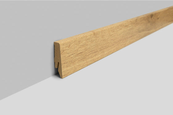 Joka Sockelleiste 18x58 mm foliert (FO) Profil #660 mit Nut für Clip FO8860 FO EI633- foliert * 660