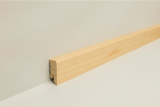 Joka Sockelleiste 16x40 mm furniert (FU) Profil #630 mit Nut für Clip FO8810 FU AH10-Ahorn 630