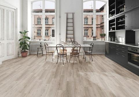 Repac Klick-Vinyl Fresh Oak Authentic 50-05 MF99896 - pure 1010 | inkl. Trittschalldämmung & weißer Sockelleiste