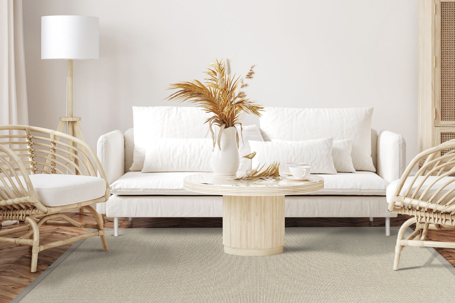 Dekowe Mara S2 Sisalteppich Sand