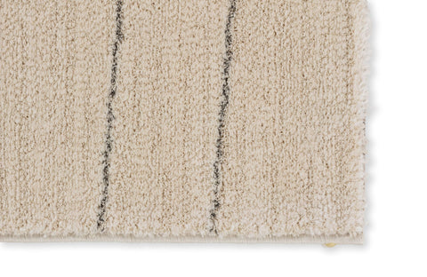 Astra Maglie Teppich Streifen Creme Ecke