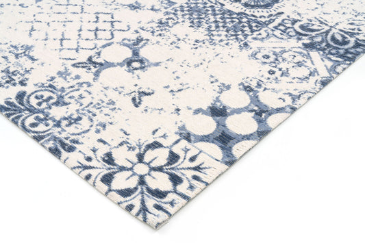 Siena Teppich Ivory Blau