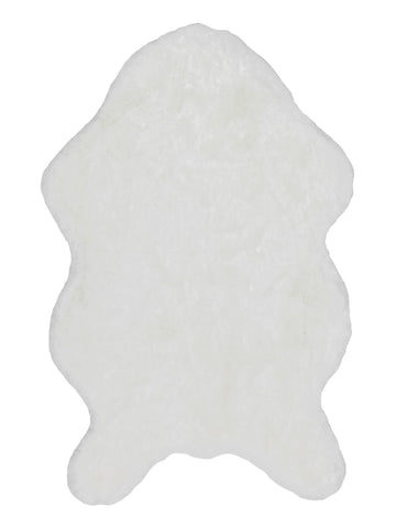 Schöner Wohnen Tender Shape 6281 Kunstfellteppich Weiß