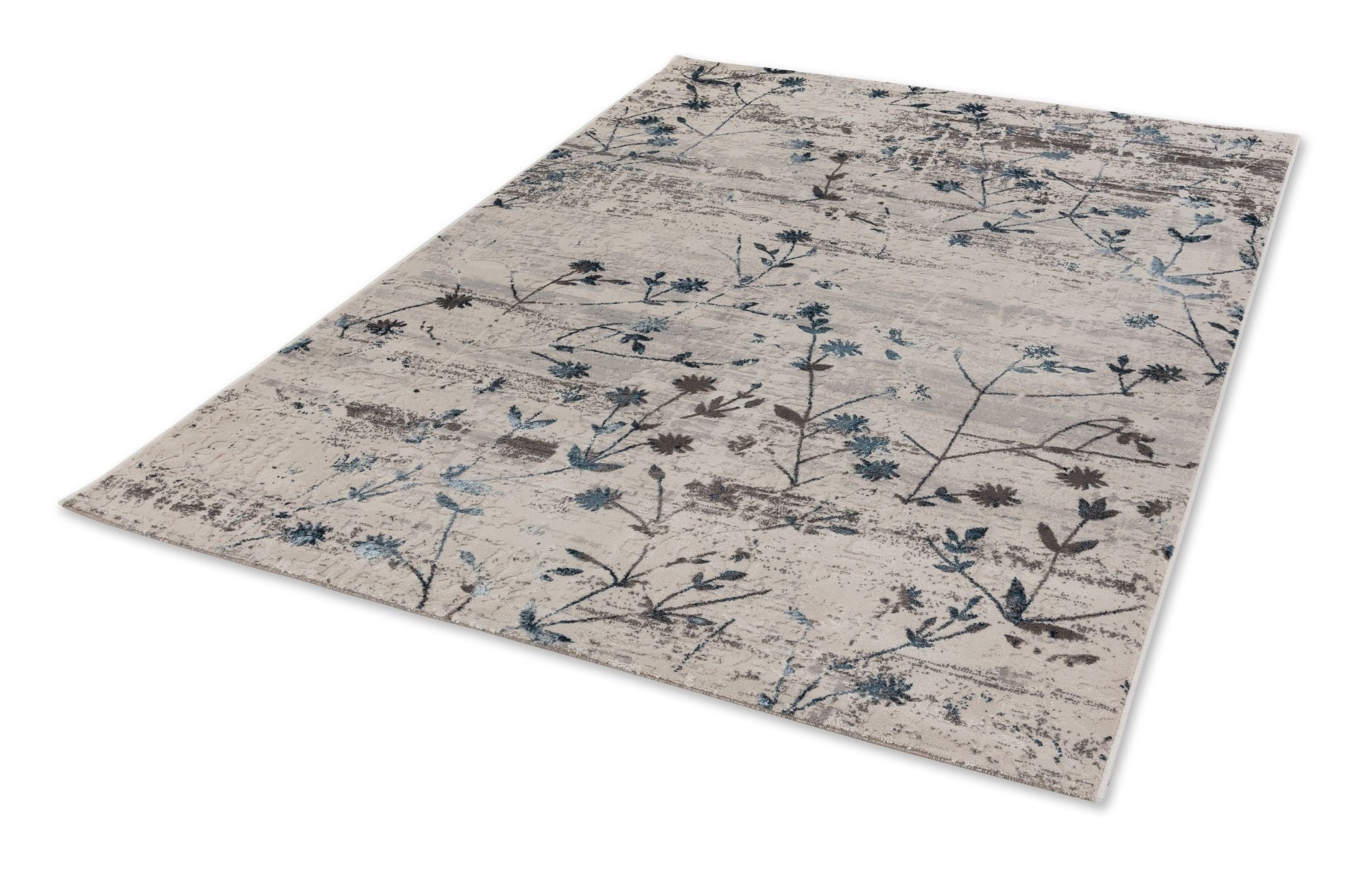 Astra Antea 6626 Webteppich Blumen Blau