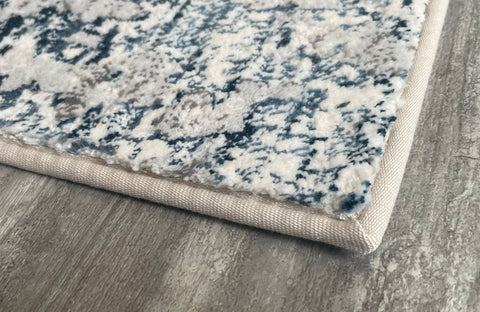 Astra Antea 6626 Webteppich Vintage Blau/Creme