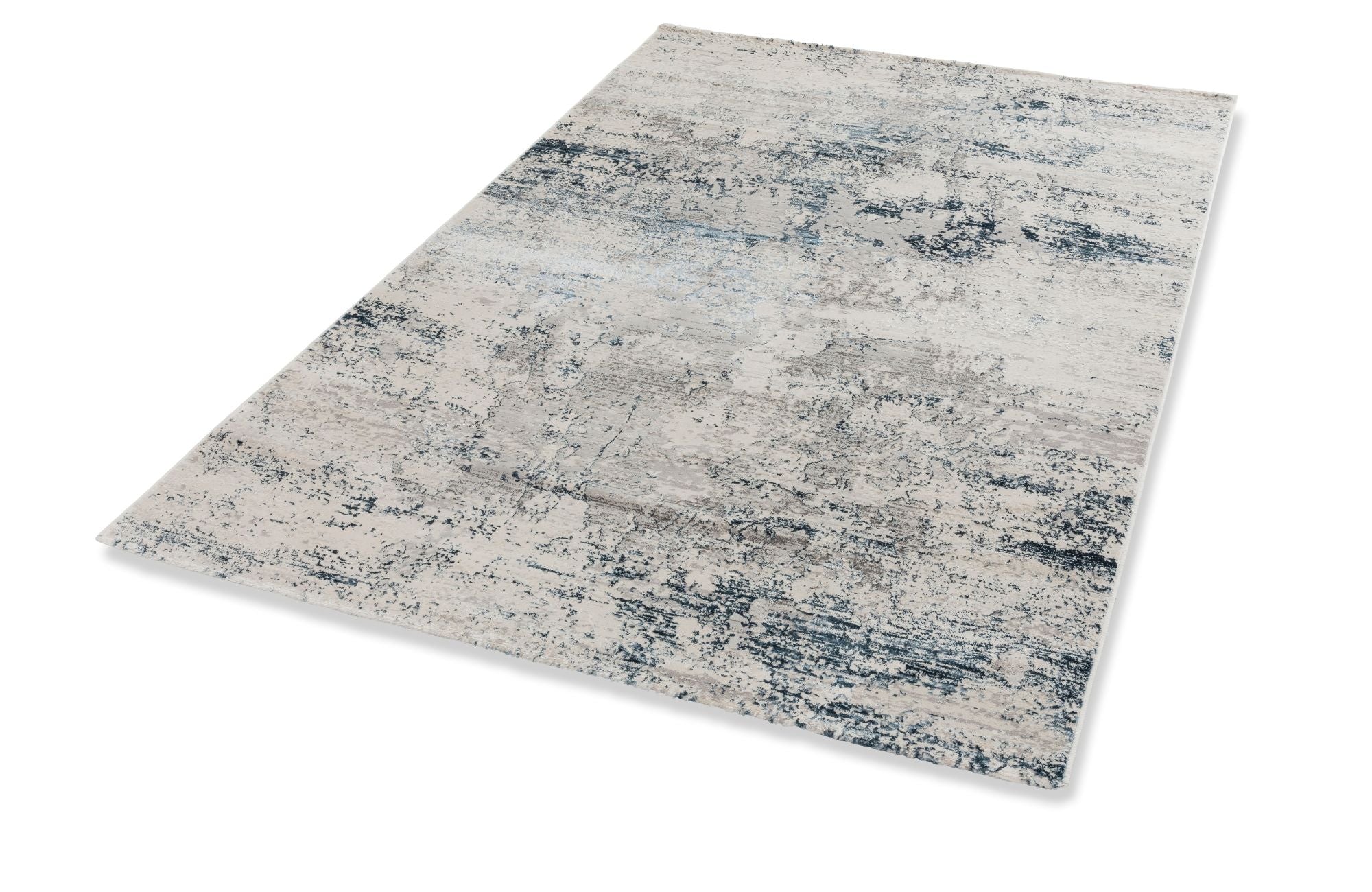 Astra Antea 6626 Webteppich Vintage Blau/Creme