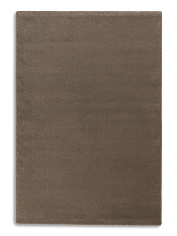 Astra Barletta Teppich Uni Dunkelbraun