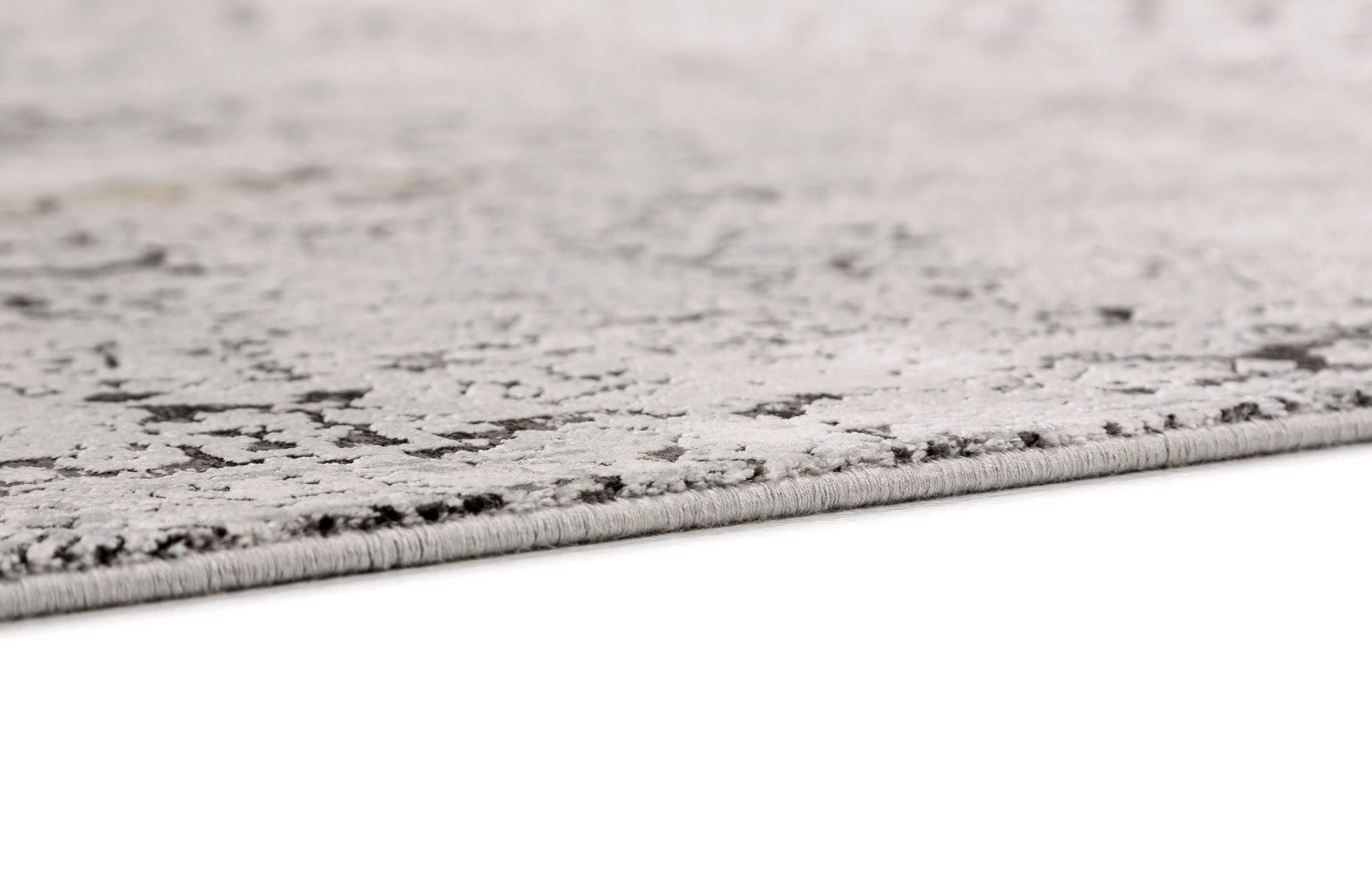 Astra Gravina 6624 Kurzflorteppich Anthrazit/Silber