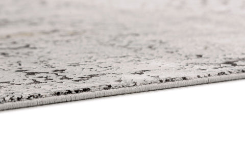Astra Gravina 6624 Kurzflorteppich Anthrazit/Silber