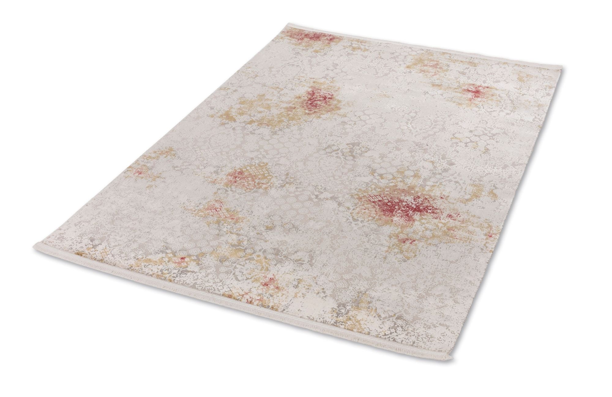 Astra Gravina 6624 Kurzflorteppich Rot/Beige