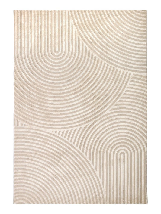 Astra Jules 6992 Kurzflor-Teppich Kringel Creme