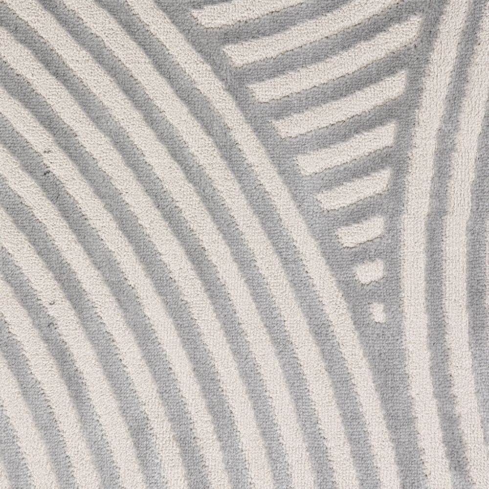 Astra Jules 6992 Kurzflor-Teppich Kringel Silber