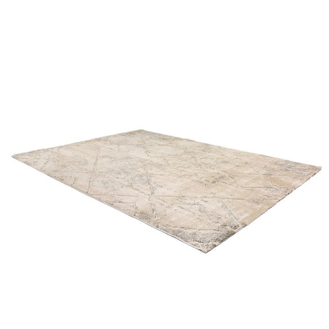 Astra Lou 6991 Kurzflor-Teppich Rauten Creme-Grau