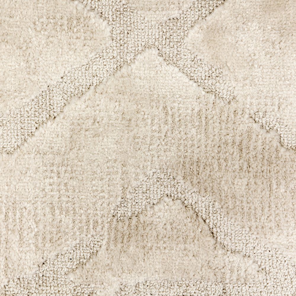 Astra Lou 6991 Kurzflor-Teppich Rauten Creme