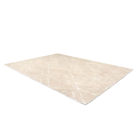 Astra Lou 6991 Kurzflor-Teppich Rauten Creme