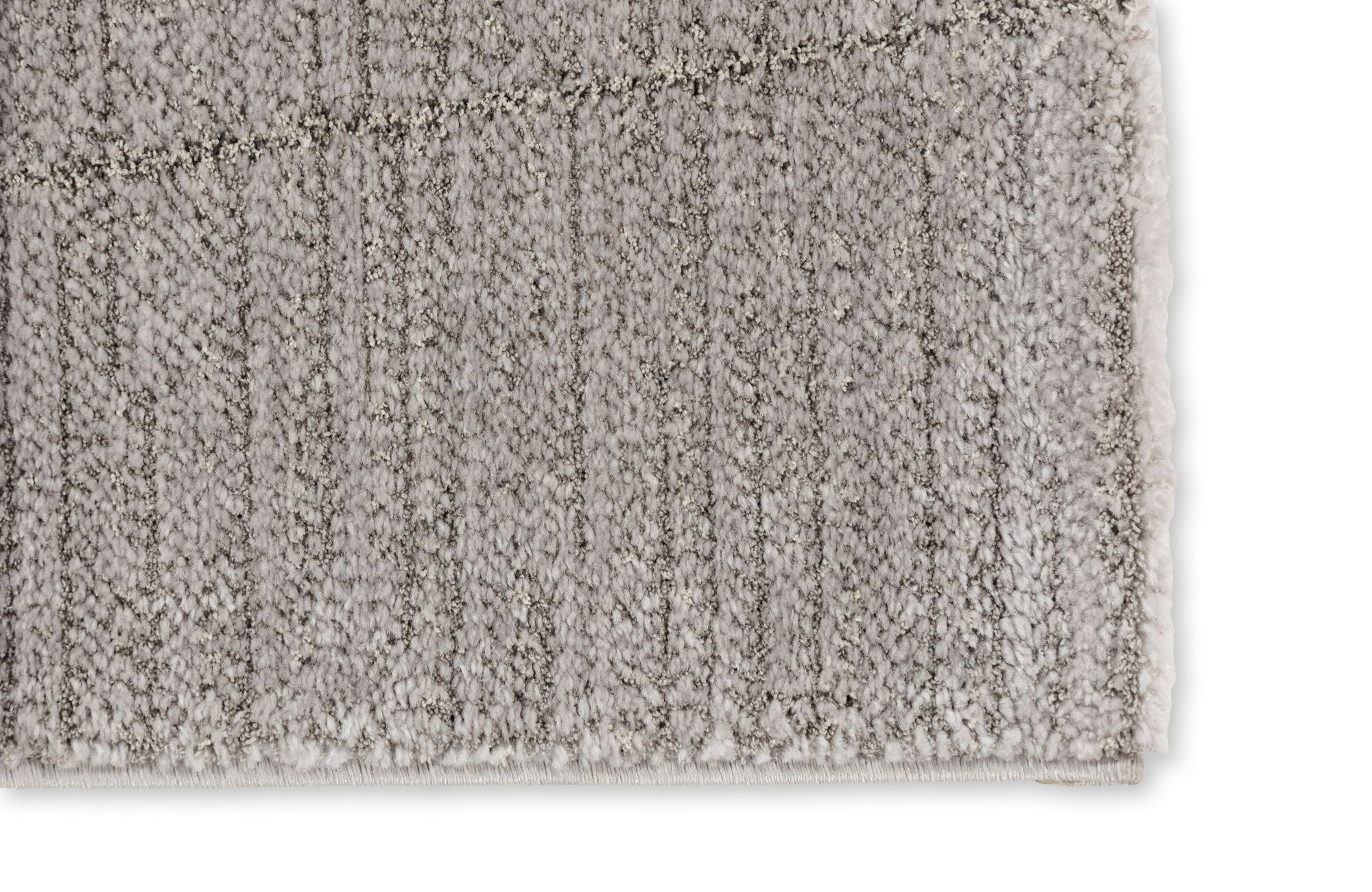 Astra Maglie Teppich Streifen Grau Ecke