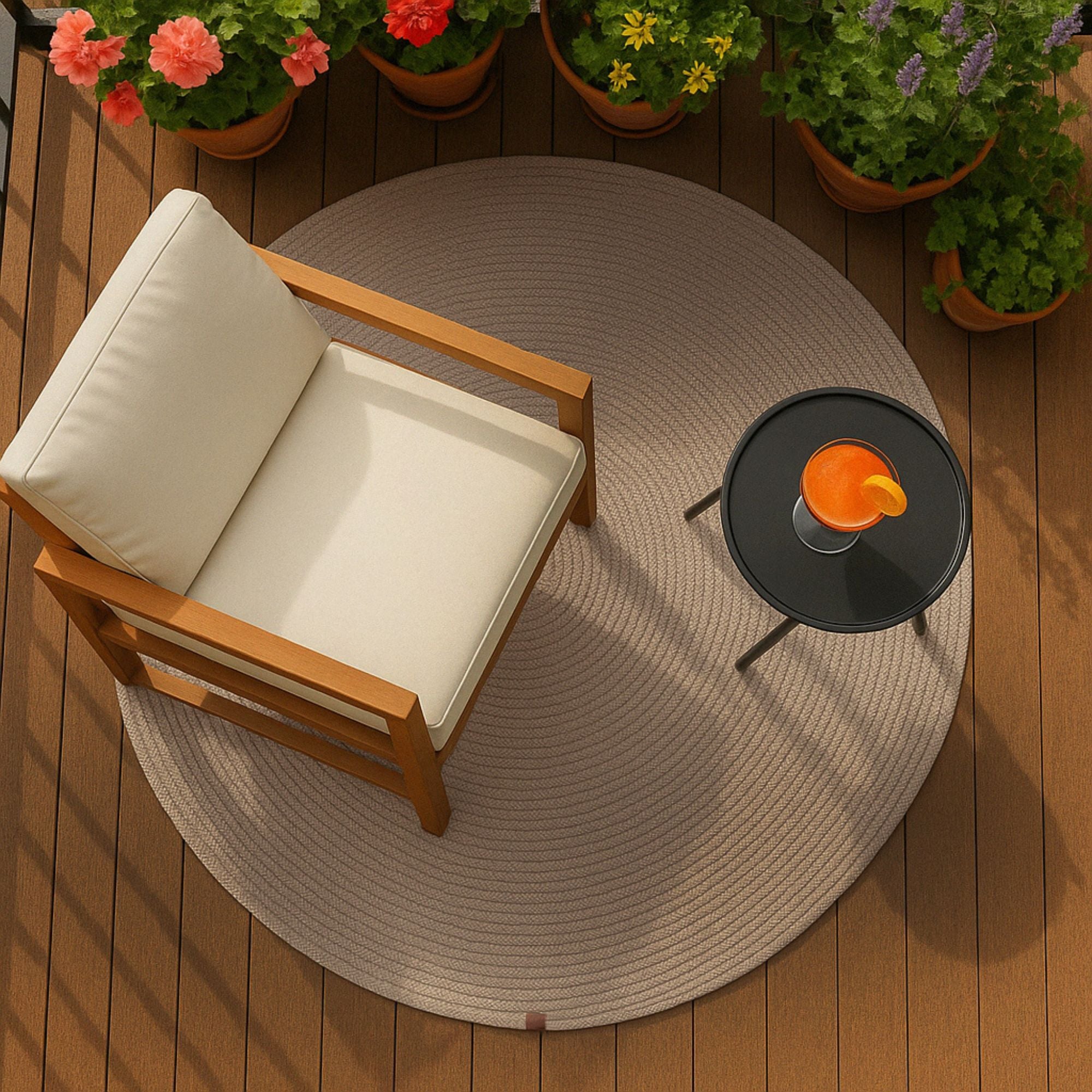 Astra Pairs 6971 In- & Outdoorteppich Beige
